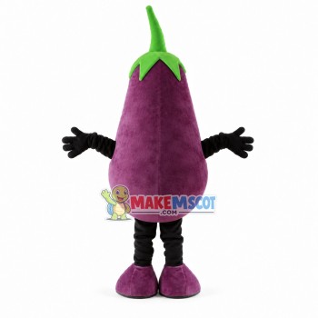 Eggplant of Iron Element Mascot Costume