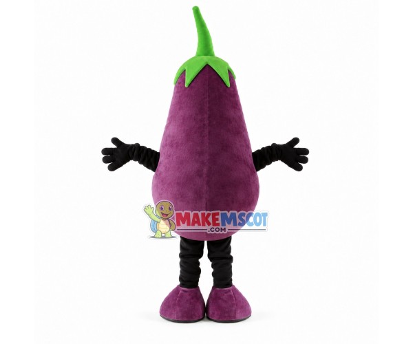 Eggplant of Iron Element Mascot Costume Eggplant of Iron Element Mascot Costume