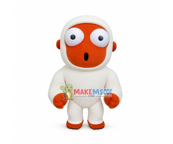 Surprised The Snow White Monkey Mascot Costume Surprised The Snow White Monkey Mascot Costume
