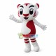 Active Cartoon Circle Tiger Mascot Costume Active Cartoon Circle Tiger Mascot Costume