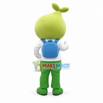Green Doll Mascot Costume for Theme Party Green Doll Mascot Costume for Theme Party