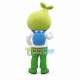 Green Doll Mascot Costume for Theme Party Green Doll Mascot Costume for Theme Party