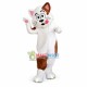 Gluttonous Cat With Name Tag Mascot Costume