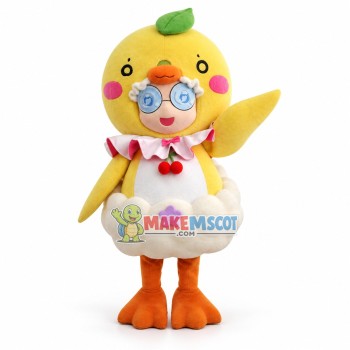 Cute Baby Wearing Duck Set Mascot Costume Cute Baby Wearing Duck Set Mascot Costume