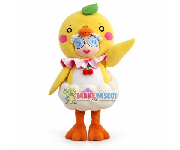Cute Baby Wearing Duck Set Mascot Costume Cute Baby Wearing Duck Set Mascot Costume