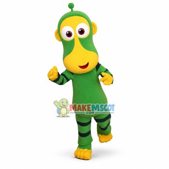 Running Green Banana Monkey Mascot Costume