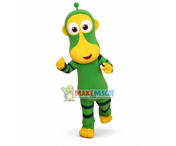 Running Green Banana Monkey Mascot Costume