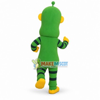 Running Green Banana Monkey Mascot Costume Running Green Banana Monkey Mascot Costume