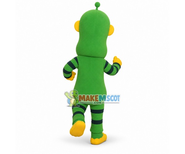 Running Green Banana Monkey Mascot Costume