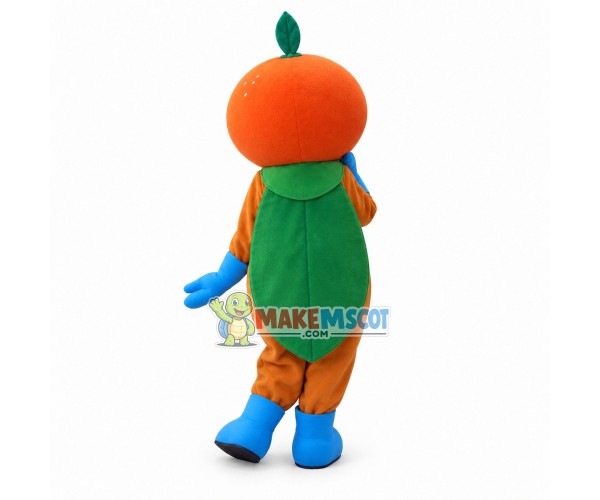 The Shy Red Orange Doll Mascot Costume The Shy Red Orange Doll Mascot Costume
