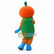 The Shy Red Orange Doll Mascot Costume The Shy Red Orange Doll Mascot Costume