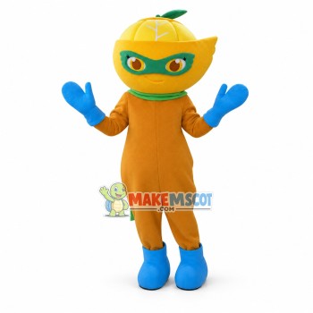 Super Vitamin Orange Doll Mascot Costume