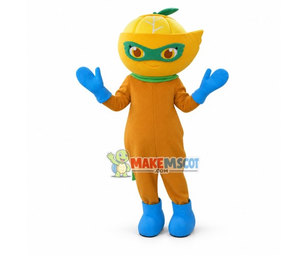 Super Vitamin Orange Doll Mascot Costume Super Vitamin Orange Doll Mascot Costume