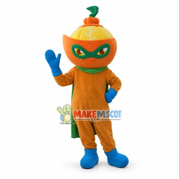 Super Vitamin Orange Doll Mascot Costume Super Vitamin Orange Doll Mascot Costume