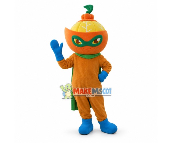 Super Vitamin Orange Doll Mascot Costume Super Vitamin Orange Doll Mascot Costume