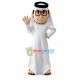 Priest In The White Robe Mascot Costume Priest In The White Robe Mascot Costume