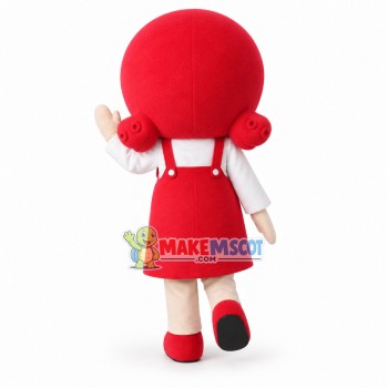 Cute Girl In Octopus Hat Mascot Costume Cute Girl In Octopus Hat Mascot Costume