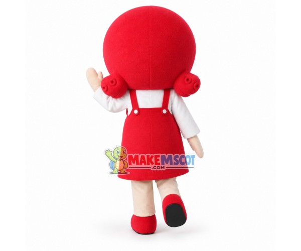 Cute Girl In Octopus Hat Mascot Costume Cute Girl In Octopus Hat Mascot Costume