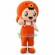 Cute Girl In Octopus Hat Mascot Costume Cute Girl In Octopus Hat Mascot Costume