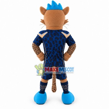 High-spirited Leopard Player Mascot Costume High-spirited Leopard Player Mascot Costume