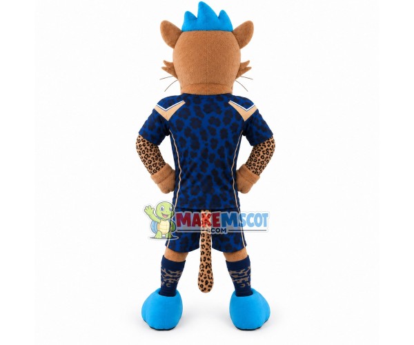 High-spirited Leopard Player Mascot Costume High-spirited Leopard Player Mascot Costume