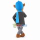 Brown Leopard With Medal Sacrf Mascot Costume Brown Leopard With Medal Sacrf Mascot Costume