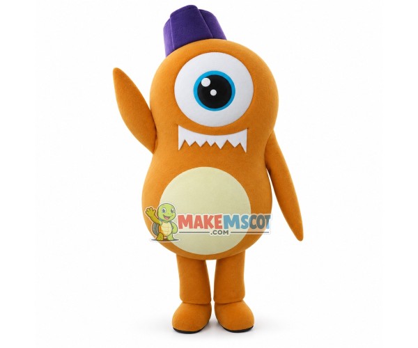 Kind Alien Monocular Mascot Costume Kind Alien Monocular Mascot Costume