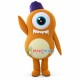 Kind Alien Monocular Mascot Costume Kind Alien Monocular Mascot Costume