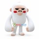 Angry The White Gibbon Mascot Costume