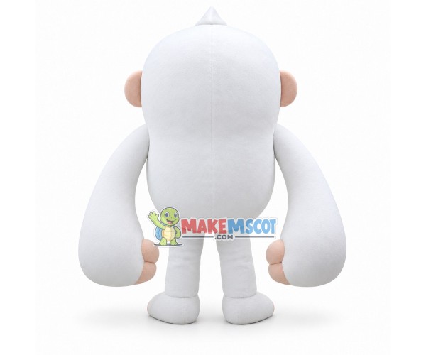 Angry The White Gibbon Mascot Costume