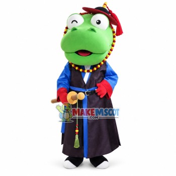 Chief Guard Green Dragon of Korea Mascot Costume Chief Guard Green Dragon of Korea Mascot Costume