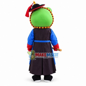 Chief Guard Green Dragon of Korea Mascot Costume Chief Guard Green Dragon of Korea Mascot Costume