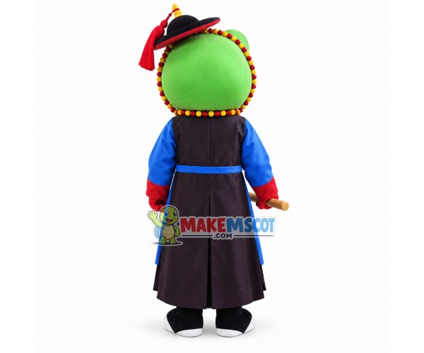 Chief Guard Green Dragon of Korea Mascot Costume Chief Guard Green Dragon of Korea Mascot Costume