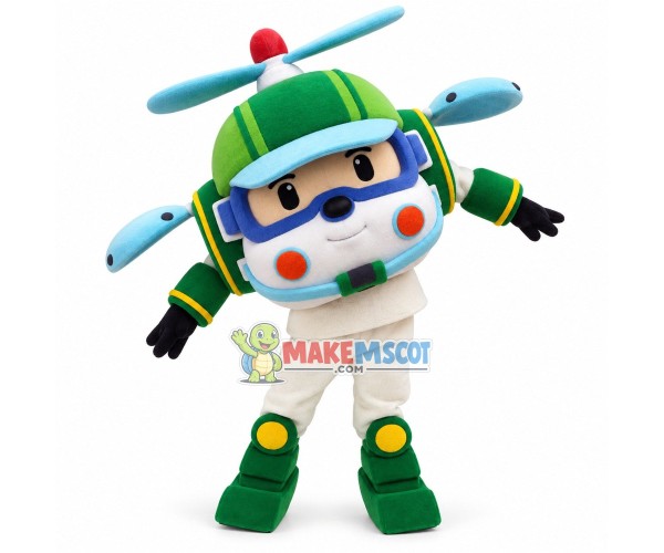 Haili Helicopter Deformation Robot Mascot Costume Haili Helicopter Deformation Robot Mascot Costume