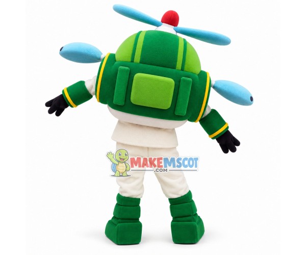 Haili Helicopter Deformation Robot Mascot Costume