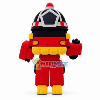 Roy Fire Truck Deformation Robot Mascot Costume Roy Fire Truck Deformation Robot Mascot Costume