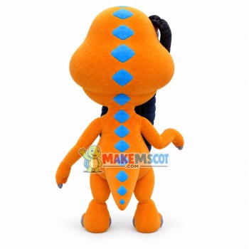 Orange Tyrannosaurus of Family Trip Mascot Costume Orange Tyrannosaurus of Family Trip Mascot Costume