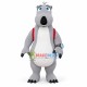 Curious the Bear Backkom Mascot Costume Curious the Bear Backkom Mascot Costume