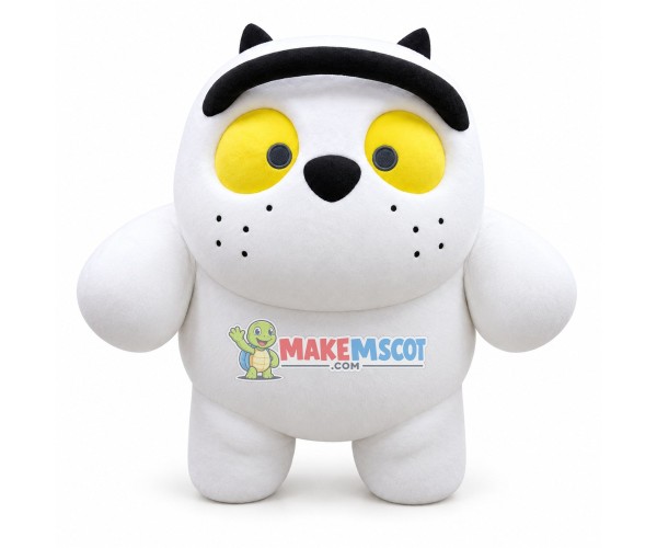 Mini Cartoon White Bear Mascot Costume Mini Cartoon White Bear Mascot Costume