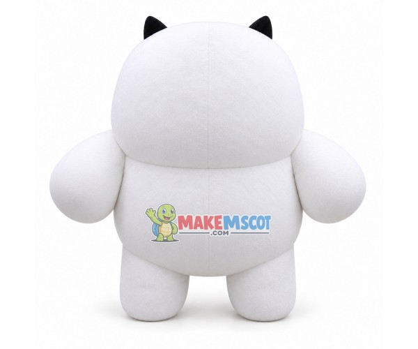 Mini Cartoon White Bear Mascot Costume Mini Cartoon White Bear Mascot Costume