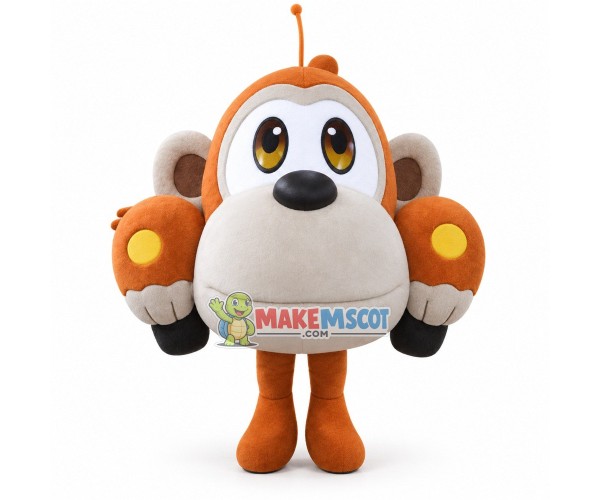 Naughty Monkey Bouncing Car Mascot Costume Naughty Monkey Bouncing Car Mascot Costume