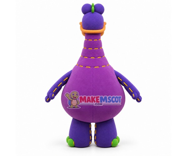 Stitched Zipper Dinosaur Muppet Mascot Costume Stitched Zipper Dinosaur Muppet Mascot Costume