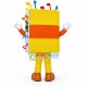 Thick Sheet of Music Score Mascot Costume