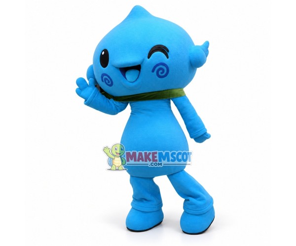 Exuberant The Flush Doll Mascot Costume Exuberant The Flush Doll Mascot Costume