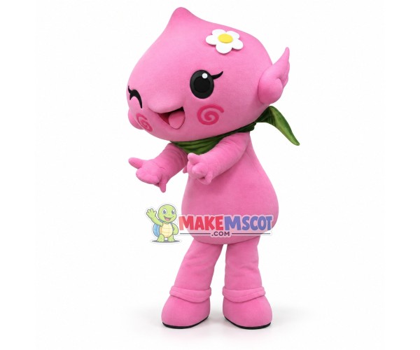 Exuberant The Flush Doll Mascot Costume Exuberant The Flush Doll Mascot Costume