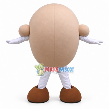 Cartoon The Big-eyed Duck Egg Mascot Costume