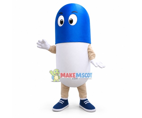 Antipsychotic Capsule Cartoon Mascot Costume Antipsychotic Capsule Cartoon Mascot Costume