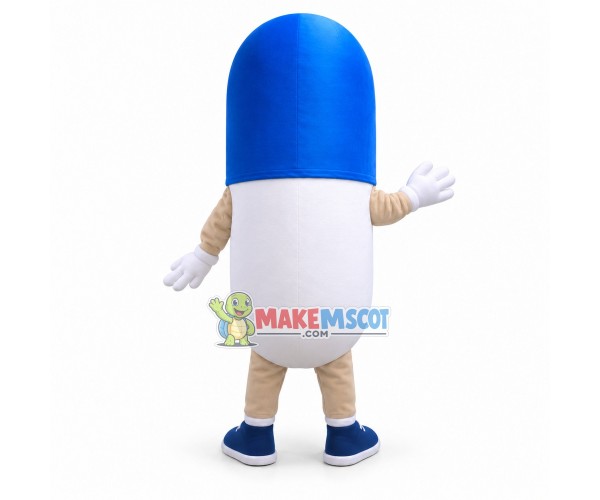 Antipsychotic Capsule Cartoon Mascot Costume Antipsychotic Capsule Cartoon Mascot Costume