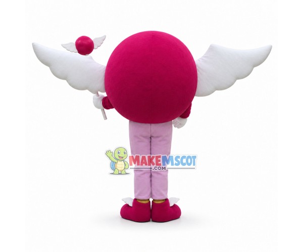 Creative The Pinky Girl Sign Mascot Costume Creative The Pinky Girl Sign Mascot Costume