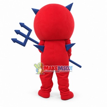 Adult Sharp Ears Red Devil Mascot Costume Adult Sharp Ears Red Devil Mascot Costume